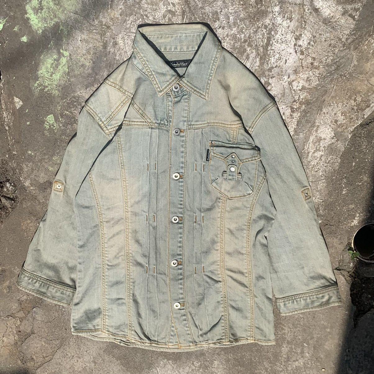 Tornado Mart Tornado Mart denim button up Size M / US 6-8 / IT 42-44 - 1 Thumbnail
