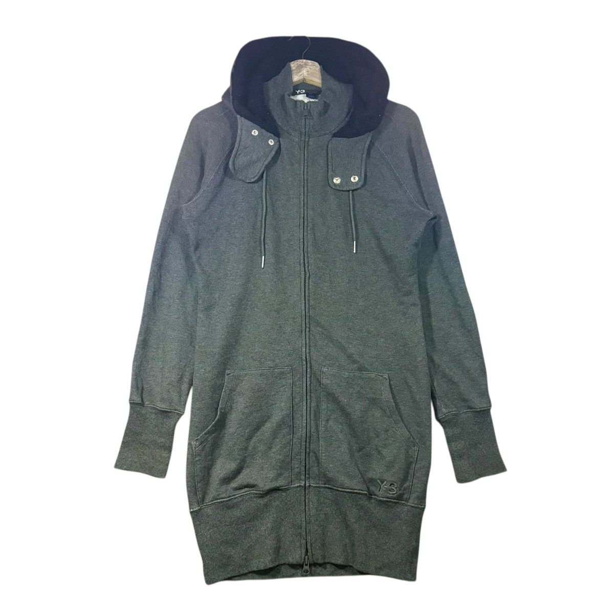 Yohji Yamamoto Y-3 Yohji Yamamoto Adidas Zipper Sweater Hoodie Size S / US 4 / IT 40 - 1 Thumbnail