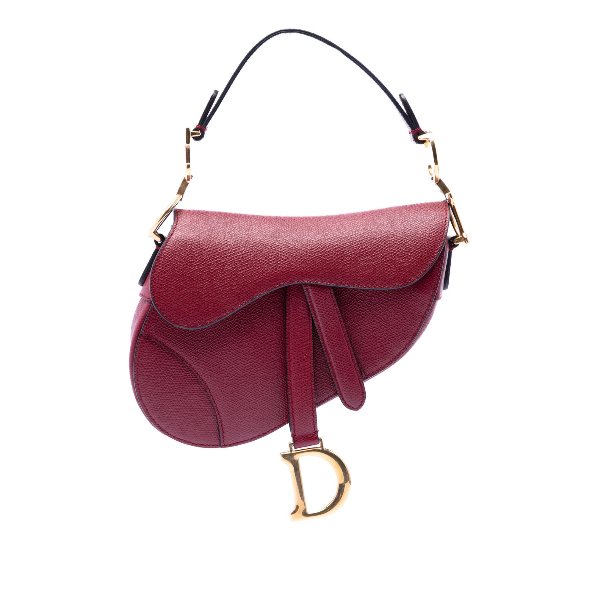 Dior Mini Grained Calfskin Saddle Bag Size ONE SIZE - 1 Thumbnail