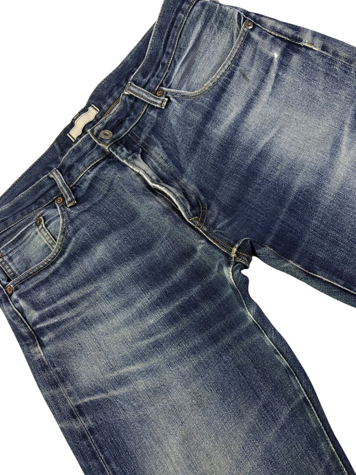 Japanese Brand Vtg Uniqlo Japan Selvedge Jeans Size US 35 - 6 Thumbnail