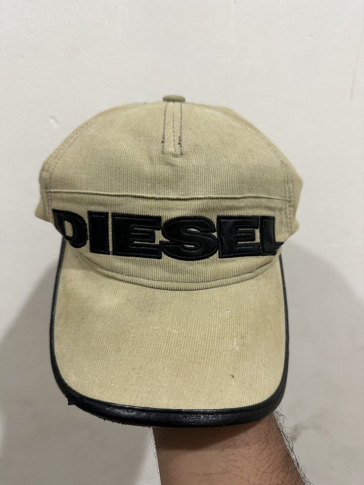 Diesel RARE VTG DIESEL Overprinted Designer Hat Size ONE SIZE - 3 Thumbnail