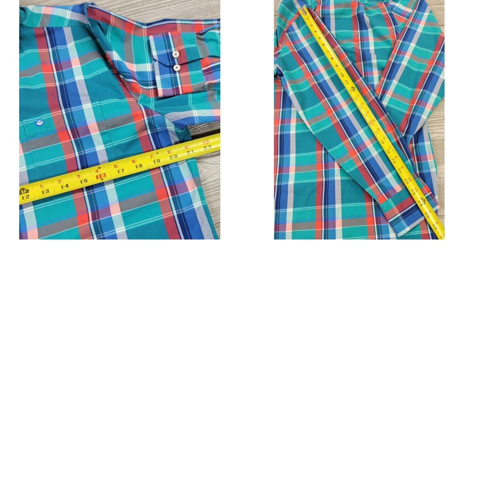 Southern Tide Southern Tide Shirt Mens Long Sleeve Plaid Button-Up Multicolor Teal S Classic Size US S / EU 44-46 / 1 - 8 Thumbnail