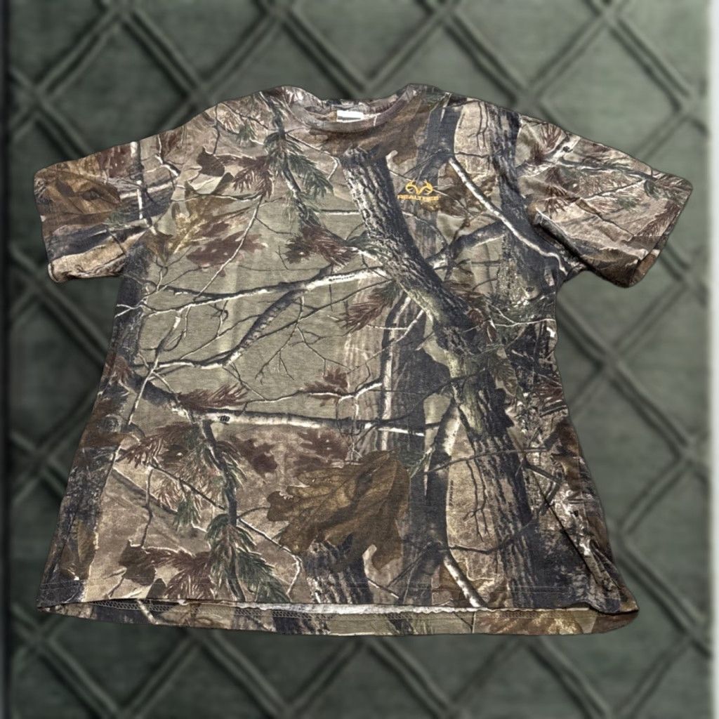 Realtree VINTAGE Realtree Outdoors Camo Camouflage AP HD Hunting T-Shirt 90s 2XL Mens Green Camouflage T-Shirt 90s Hunting Realtree Size US XXL / EU 58 / 5 - 1 Thumbnail