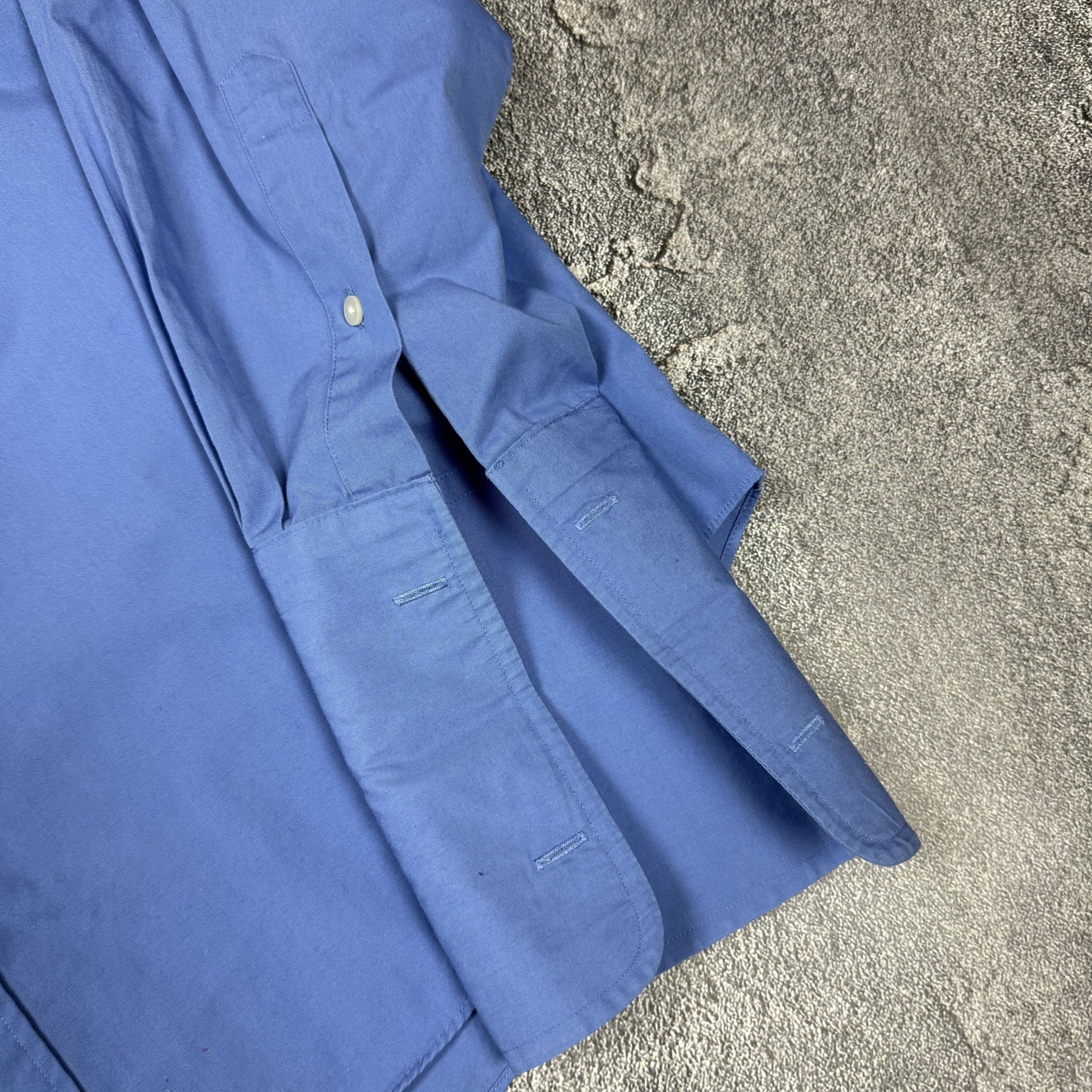 Yves Saint Laurent Yves Saint Laurent Dress Shirt Blue Size US L / EU 52-54 / 3 - 7 Thumbnail