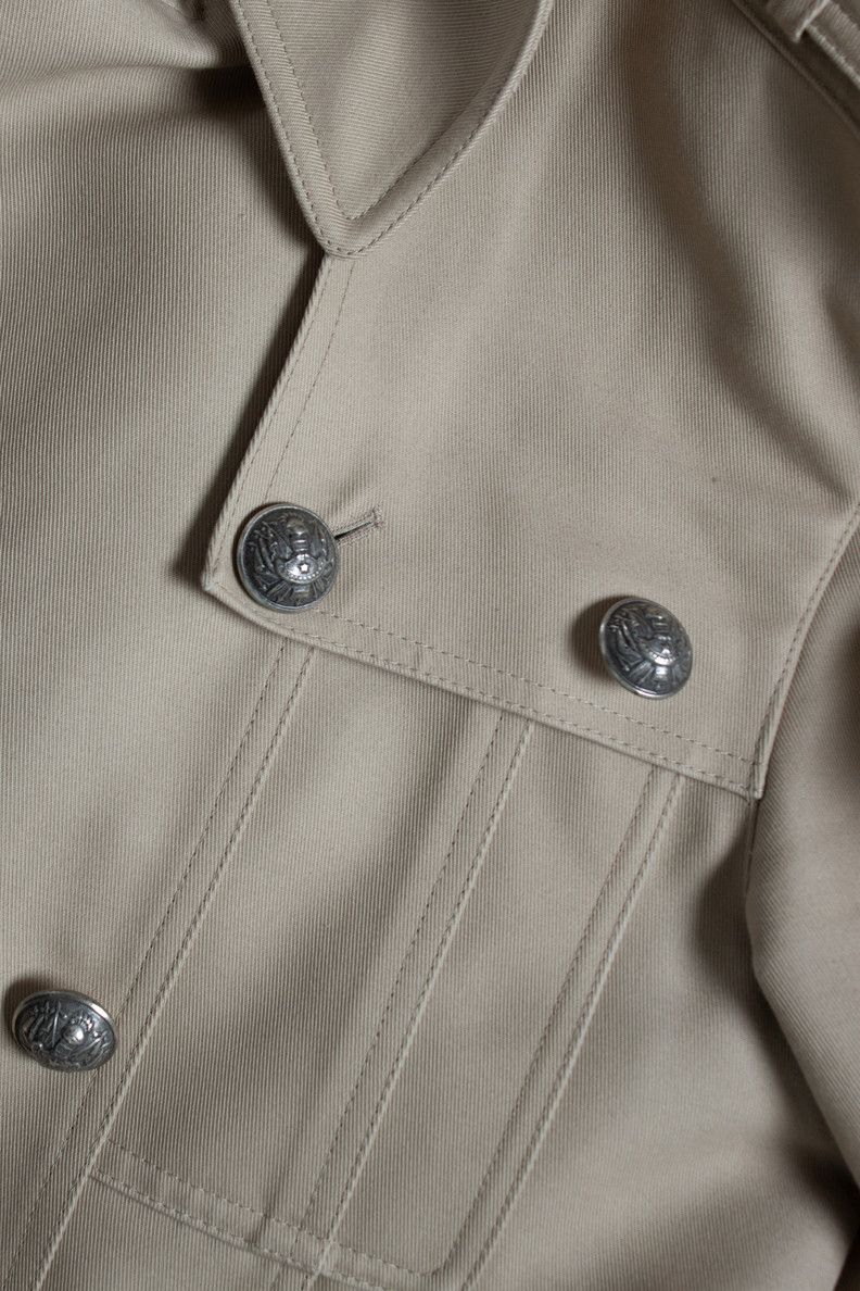 Balmain Balmain, Beige cotton military trenchcoat Size US L / EU 52-54 / 3 - 7 Thumbnail