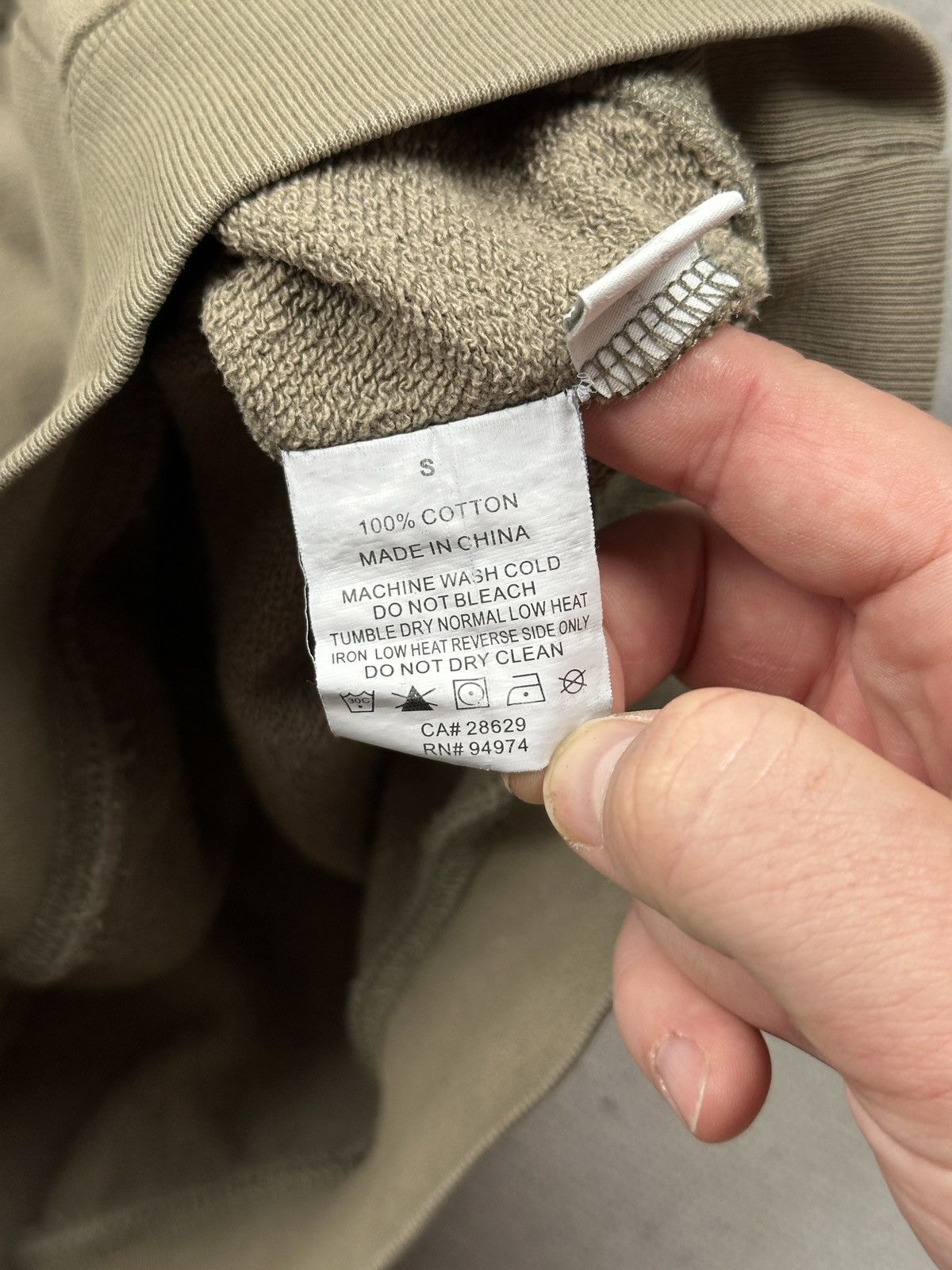 Stussy Stussy Classic Logo Hoodie Beige Streetwear Essential Y2K Size US S / EU 44-46 / 1 - 11 Thumbnail