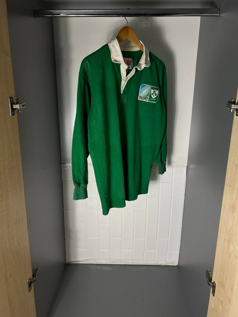 Cotton Traders VINTAGE COTTON TRADERS IRELAND WORLD CUP RUGBY JERSEY RETRO Size US L / EU 52-54 / 3 - 3 Thumbnail