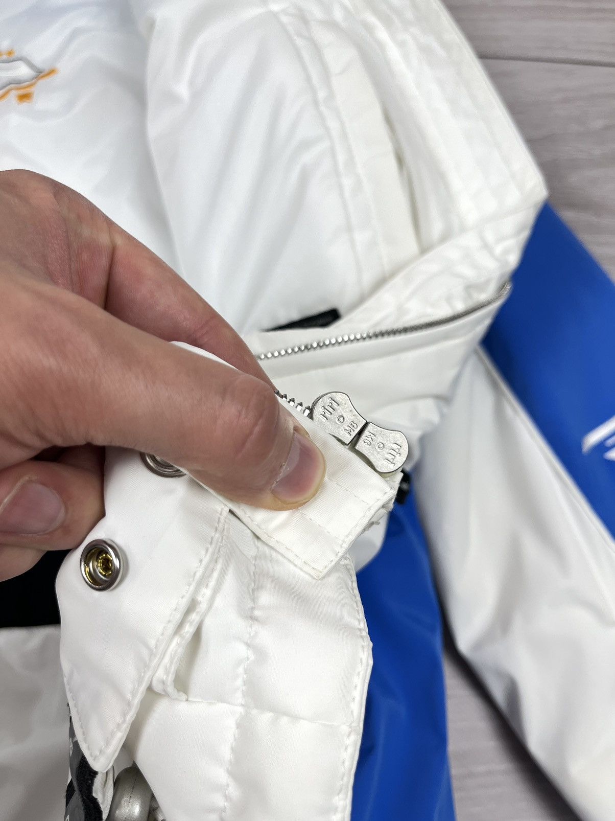 Bogner Bogner White Blue Nylon Ski Winter Puffer Jacket Womens Size XS / US 0-2 / IT 36-38 - 16 Thumbnail