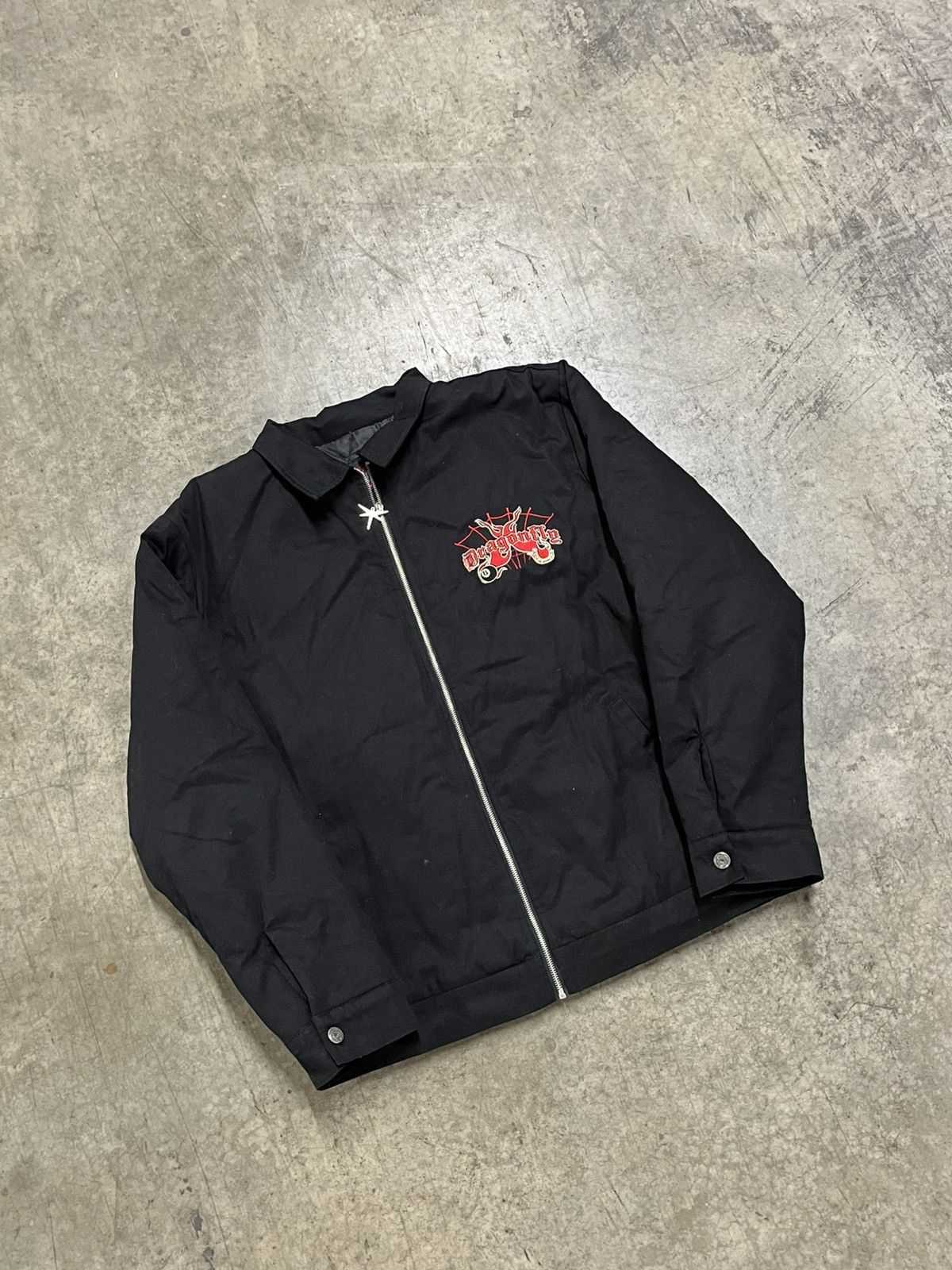 Dragonfly × Vintage Vintage dragon fly biker zip up jacket Harley style rare Size US XXL / EU 58 / 5 - 4 Thumbnail