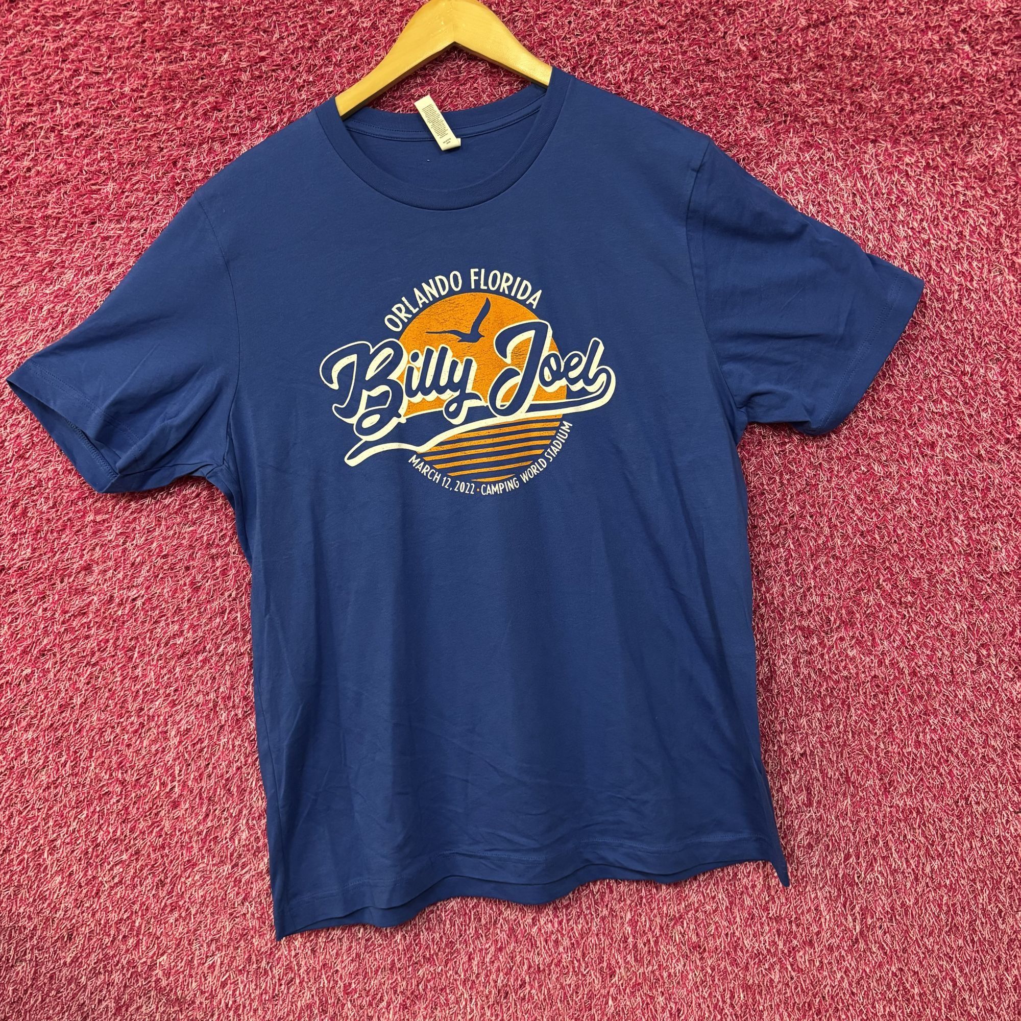 Other Orlando Florida Billy Joel Camping World Stadium Blue T-Shir Size US XL / EU 56 / 4 - 2 Thumbnail