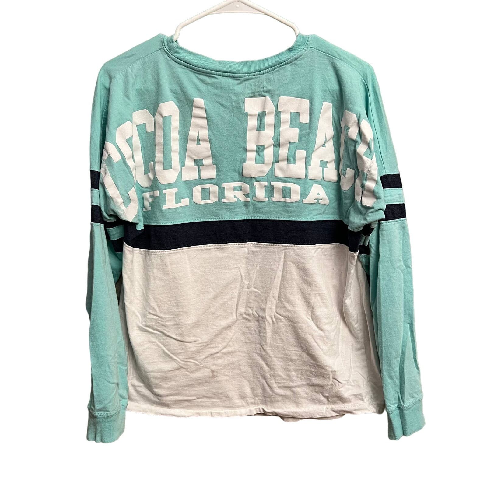 Unknown London Cocoa Beach, Florida Raglan Long Sleeve Shirt Size L / US 10 / IT 46 - 4 Thumbnail