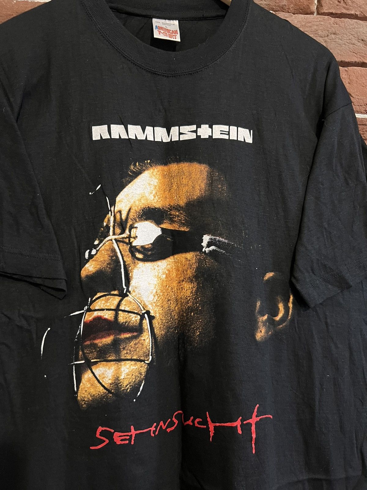 Band Tees Rare 00s Rammstein Sehnsucht German Metal Rock Y2K T-shirt Size US L / EU 52-54 / 3 - 2 Thumbnail