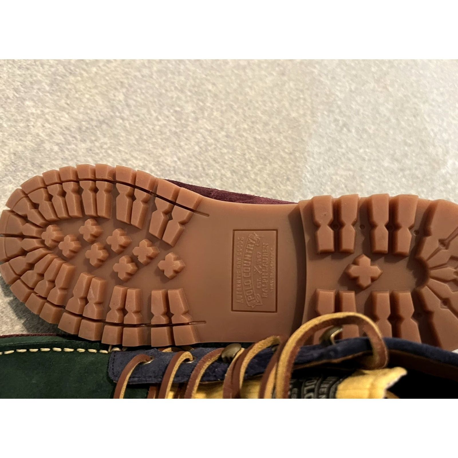 Polo Ralph Lauren Polo Ralph Lauren Ranger Mid Colorblock Suede Corduroy Boots Mens 10 New Chukka Lace Up Multicolor Boots Size US M / EU 48-50 / 2 - 5 Thumbnail
