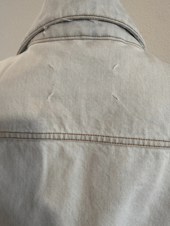 Maison Margiela Maison Margiela Jacket Coat Denim Trucker Distressed EX0085 Size S / US 4 / IT 40 - 4 Thumbnail