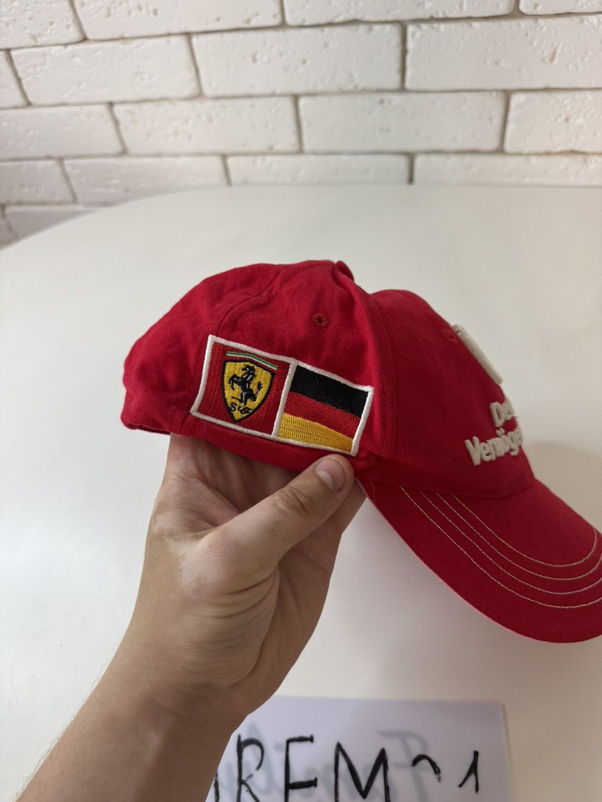 Vintage Ferrari vintage cap hat Size ONE SIZE - 3 Thumbnail