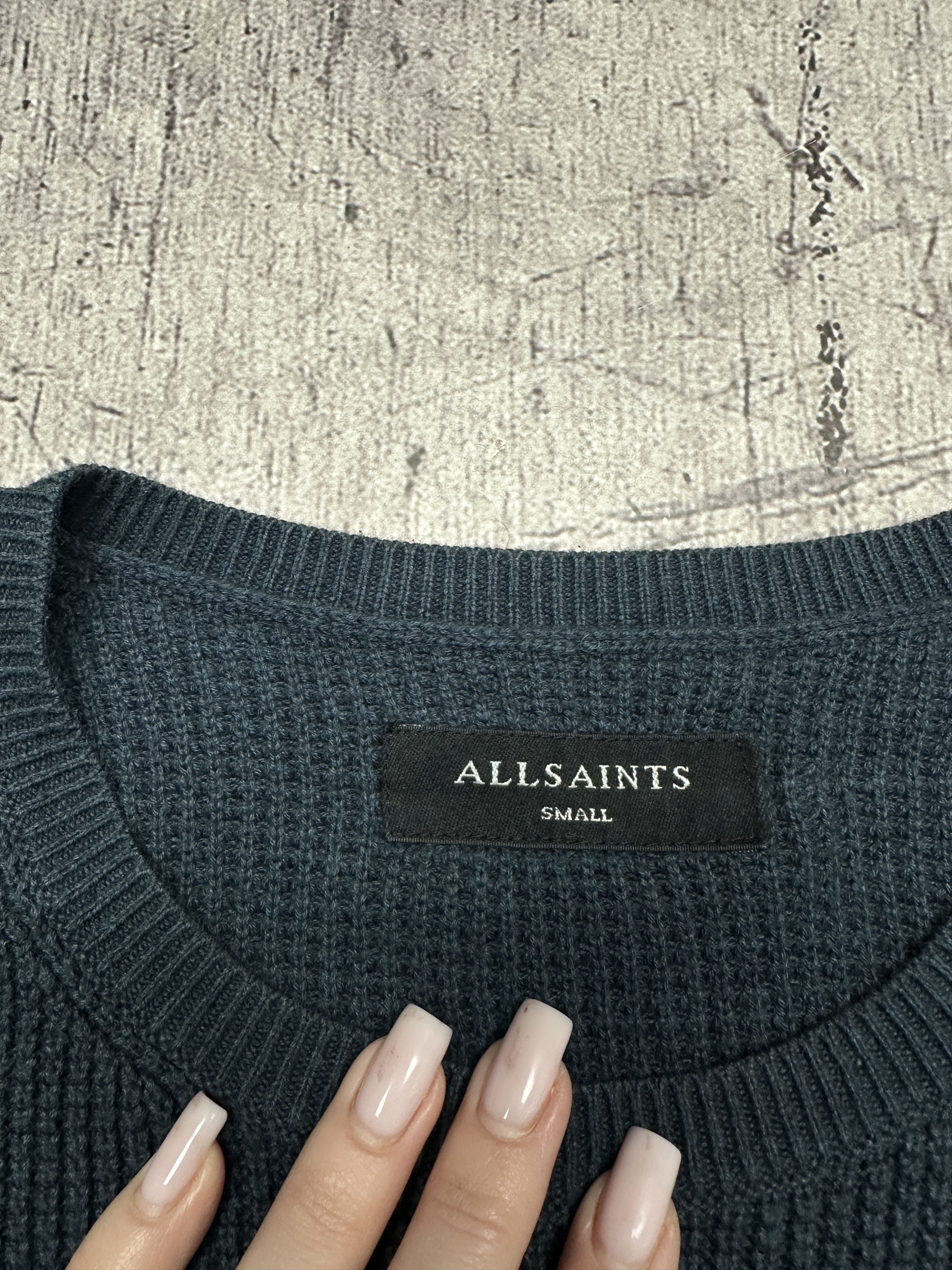 Allsaints Allsaint Mens Trias Crew Neck Knit Sweater Size US S / EU 44-46 / 1 - 4 Thumbnail