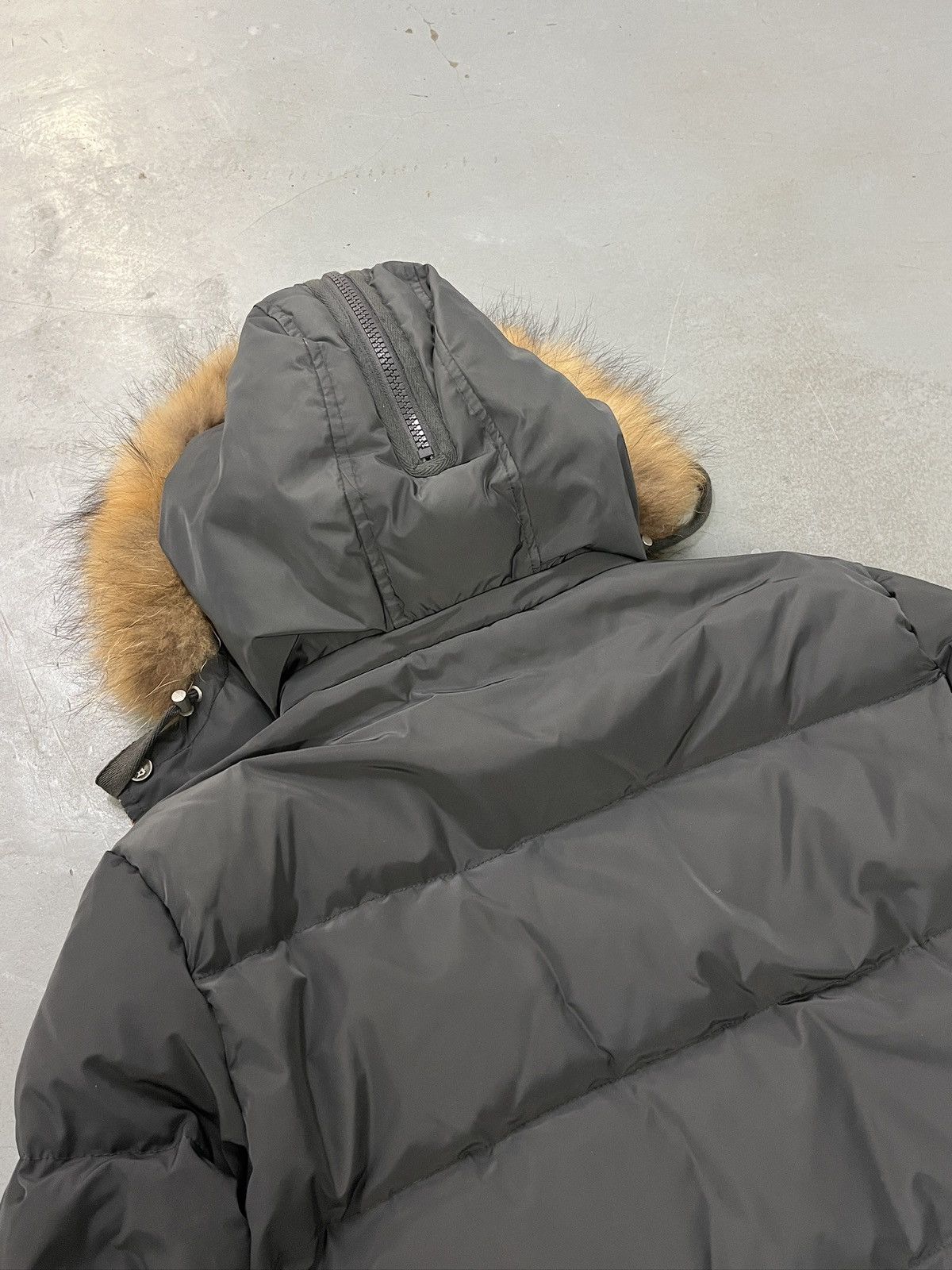 John Galliano John Galliano Tartan Panel Fur Hood Down Jacket Size US XL / EU 56 / 4 - 13 Thumbnail