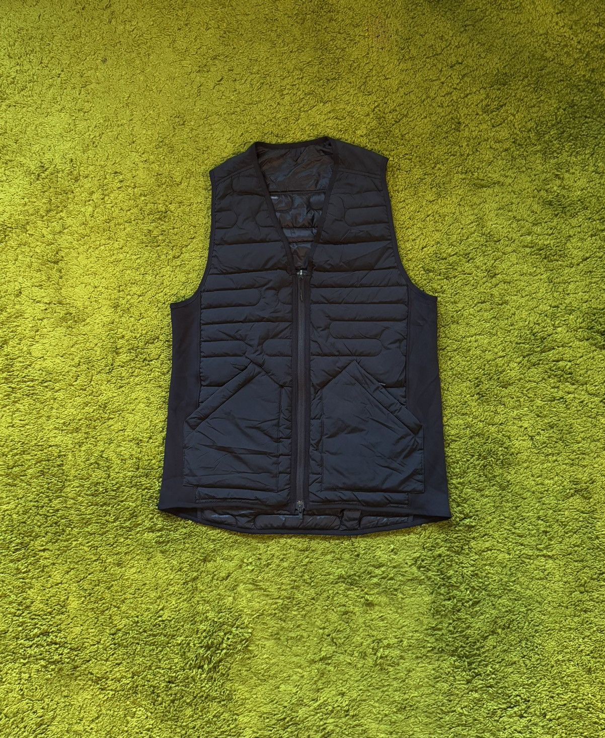 Yohji Yamamoto x Adidas Y-3 quilted black vest gilet