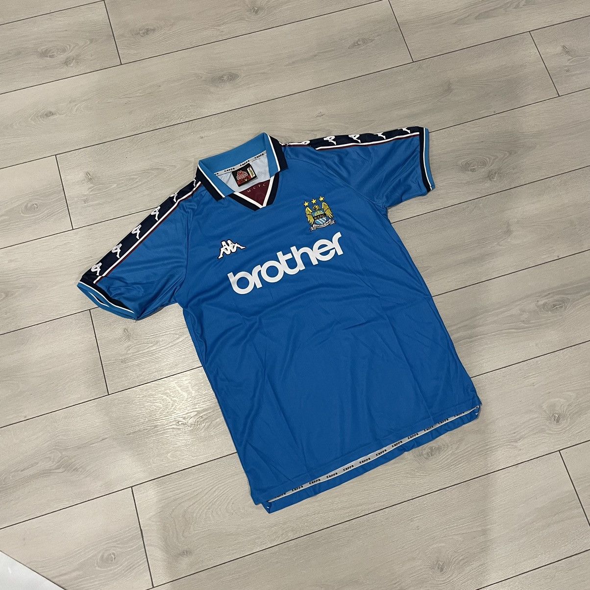 ウェア 1997-1999 Manchester City kappa brother Kappa Manchester City Jersey 1997-1999 size XJ | eBay
