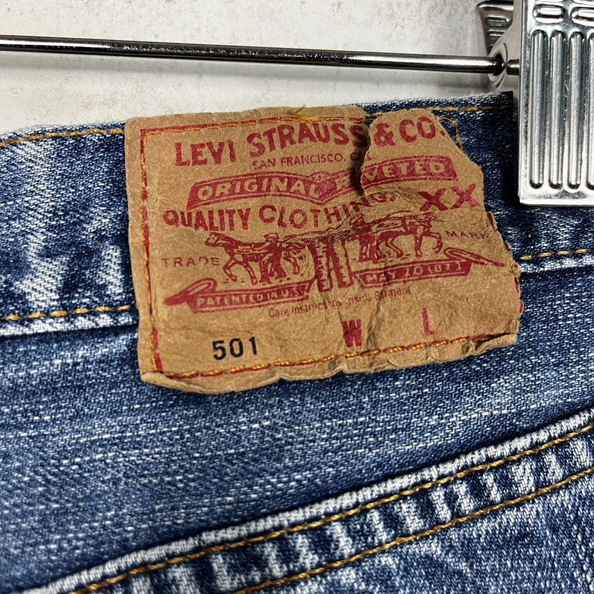 Levi's Vintage Y2k Levis 501 Denim Jeans Size 30" / US 8 / IT 44 - 18 Thumbnail