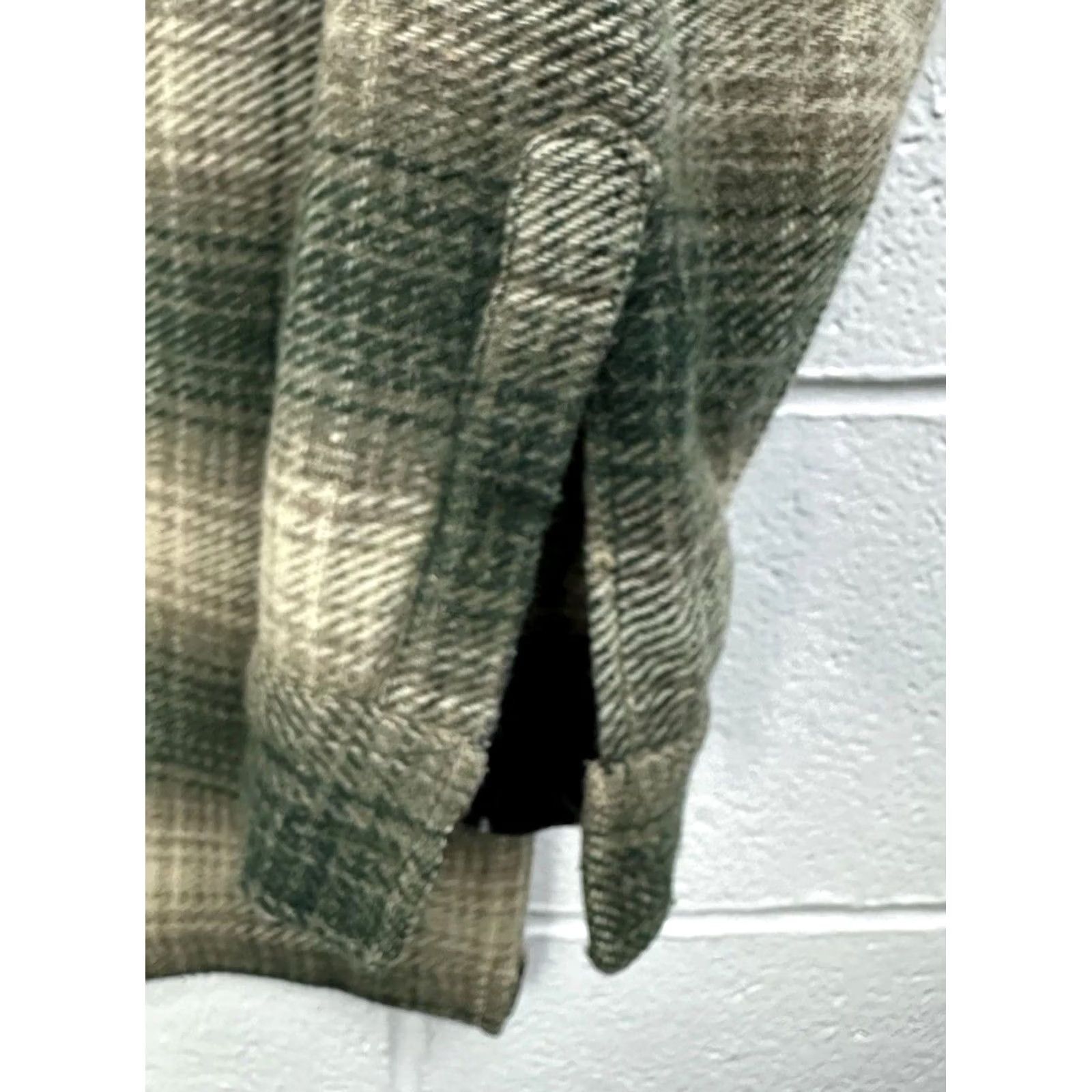 Vintage VTG Sierra Pacific Plaid Wool Chore Field Jacket Coat Full Zip Green Men’s L Size US L / EU 52-54 / 3 - 3 Thumbnail