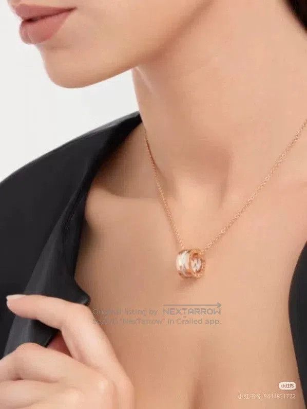 Bvlgari Bulgari B.ZERO1 18k Rose Gold Necklace. Size ONE SIZE - 9 Thumbnail