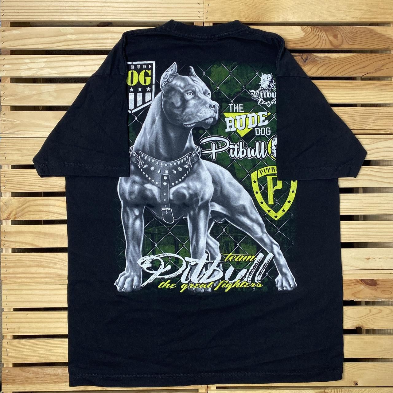 Other Vintage Team Pitbull Dog Black MMA-Style Nature Tee Size 2XL Size US XXL / EU 58 / 5 - 1 Thumbnail
