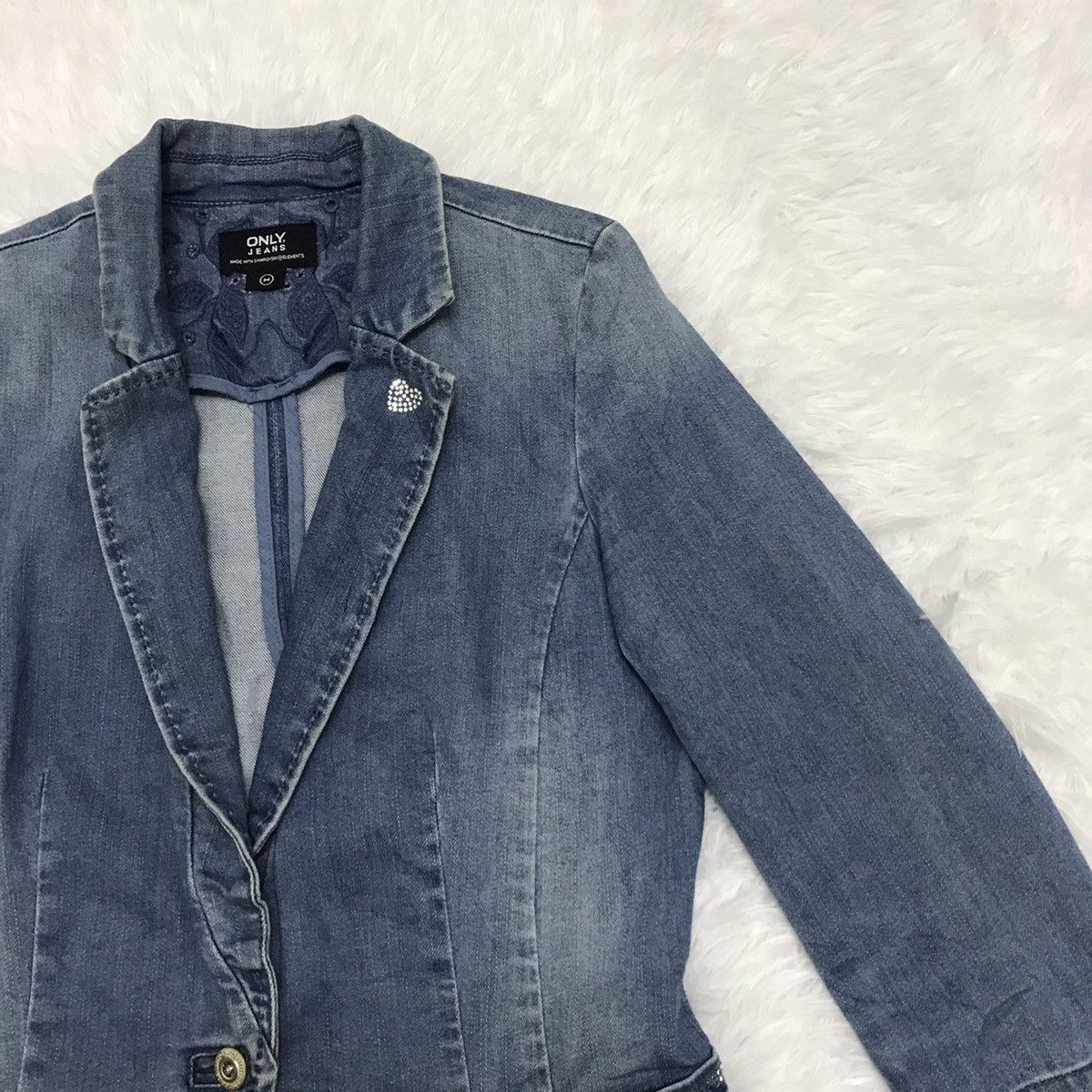 Japanese Brand Only jeans made with swarovski jacket Size XS / US 0-2 / IT 36-38 - 5 Thumbnail