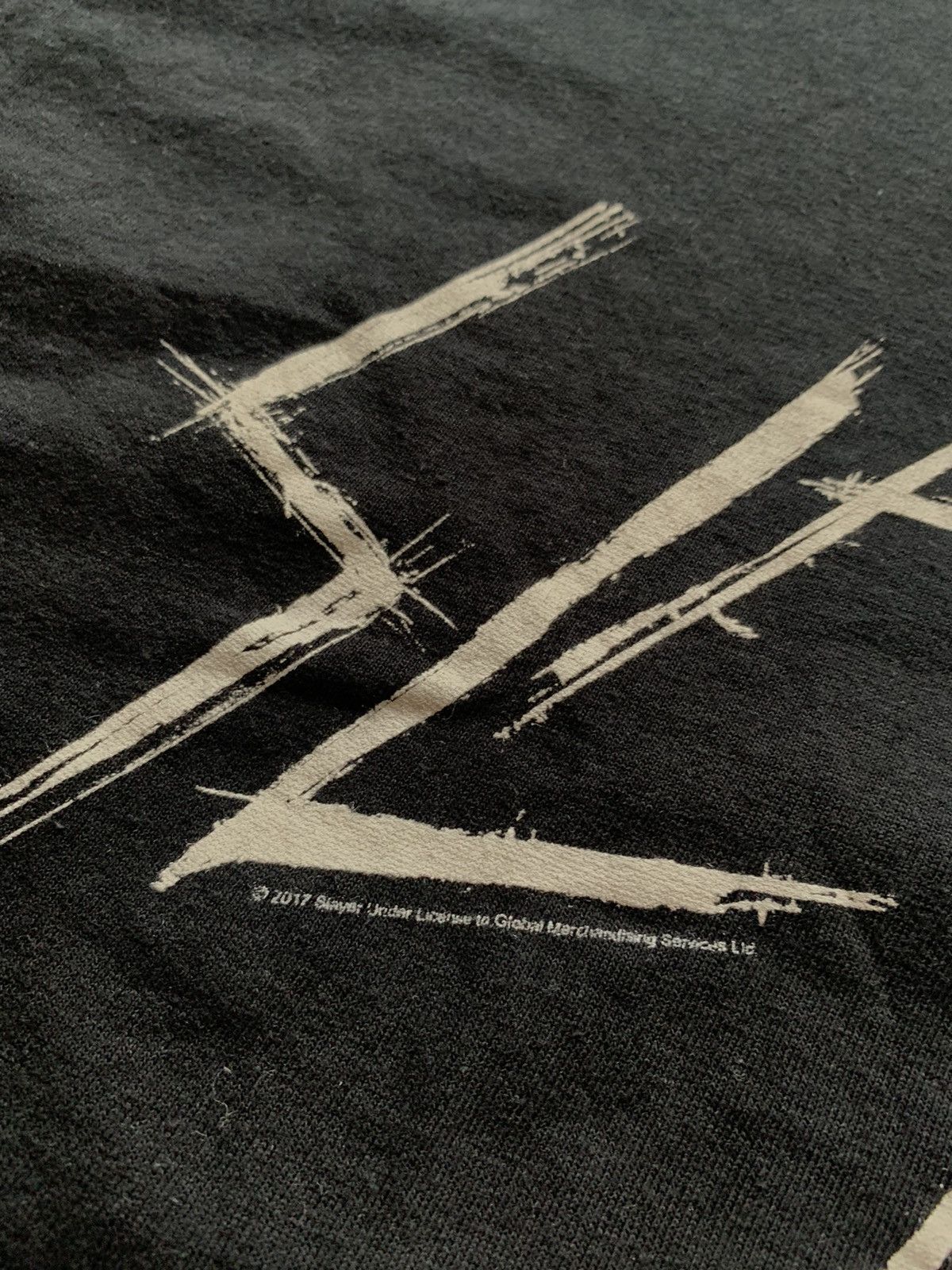 Slayer × Vintage SLAYER BIG LOGO Y2K BLACK T-SHIRT Band Rock Crazy METAL Size US M / EU 48-50 / 2 - 3 Thumbnail