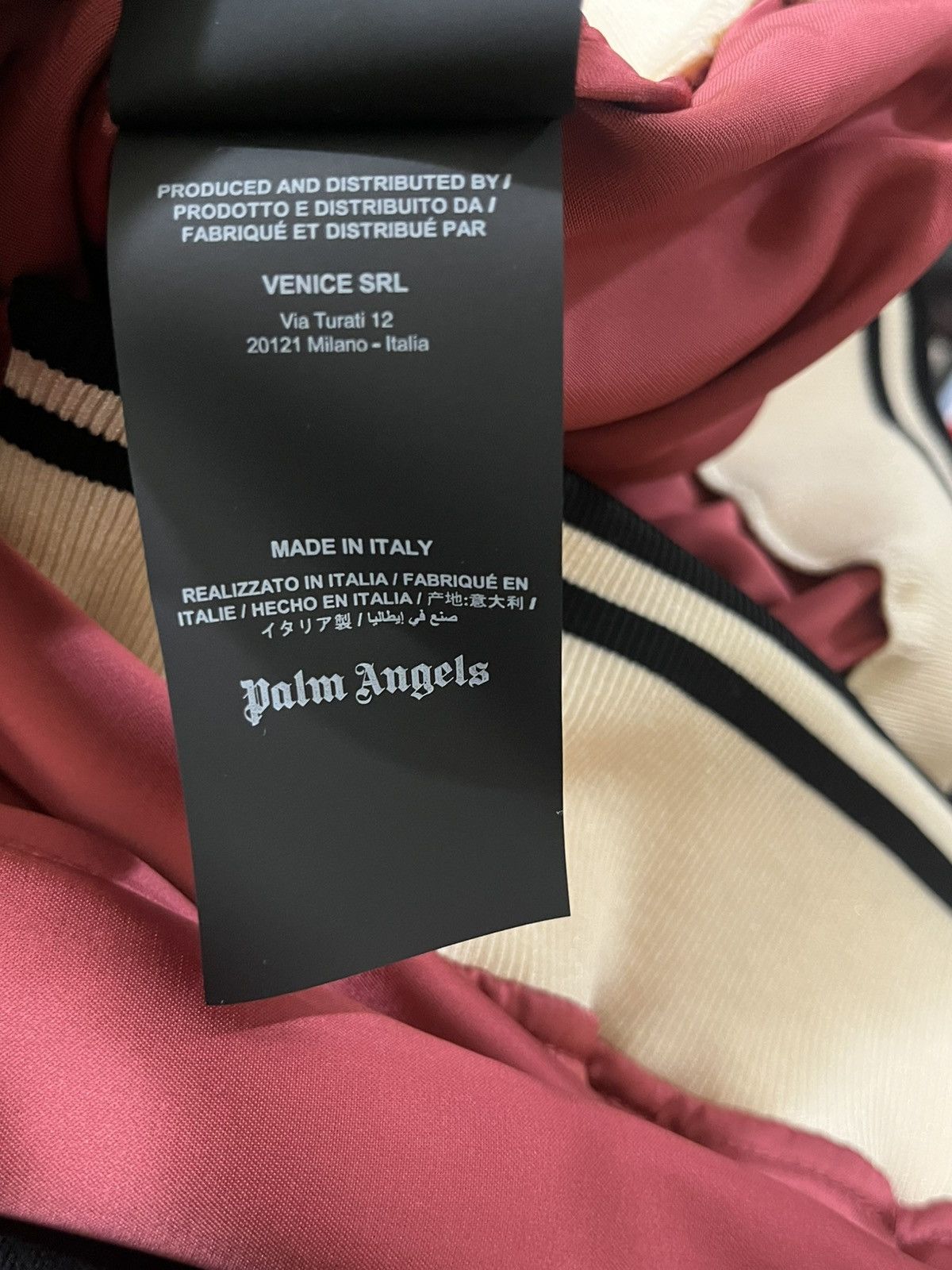 Palm Angels Palm Angels Logo Fluid Track Jacket Sz L Size US L / EU 52-54 / 3 - 13 Thumbnail