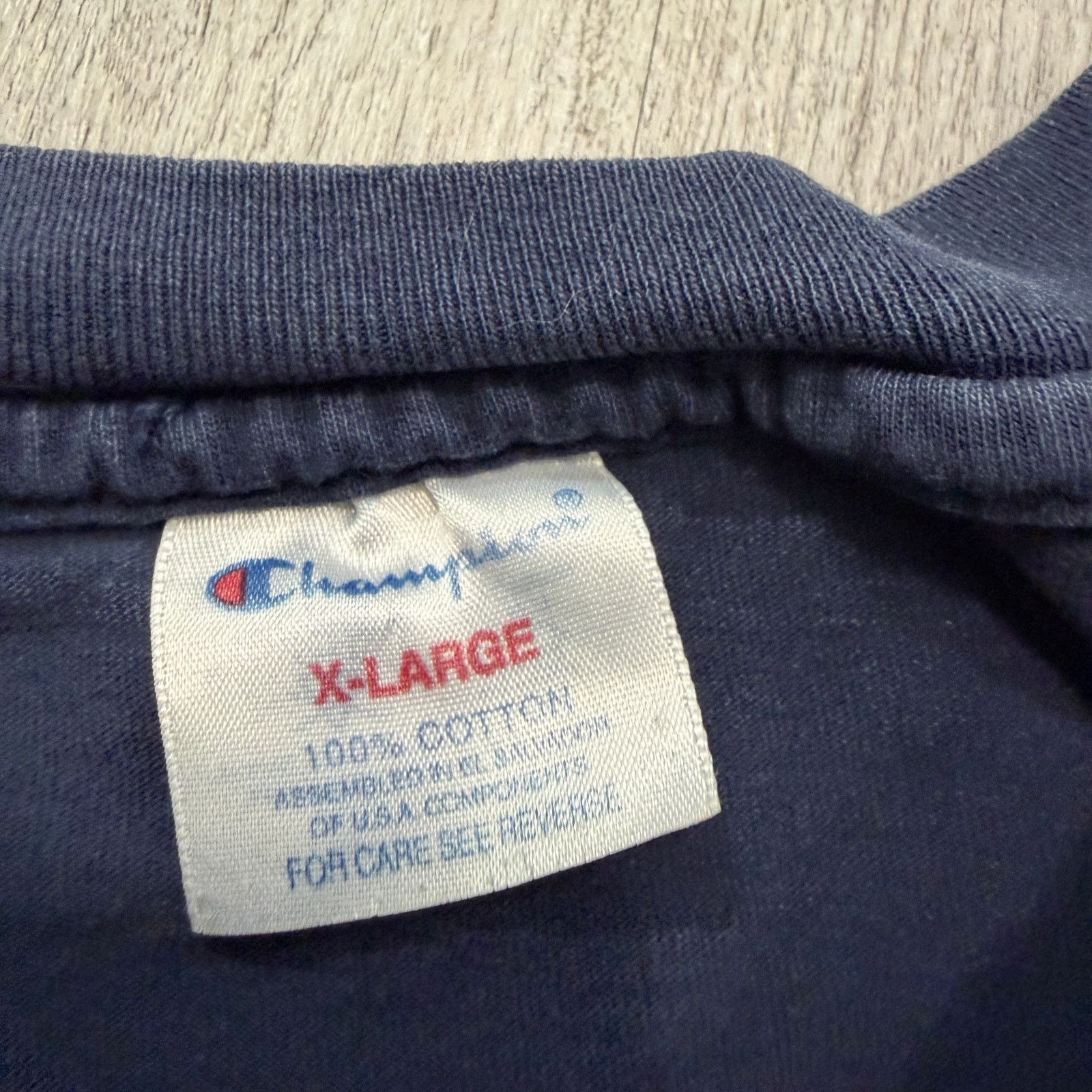Champion Vintage Champion USA Olympics Shirt Men's XL Blue 90s USA Size US XL / EU 56 / 4 - 5 Thumbnail