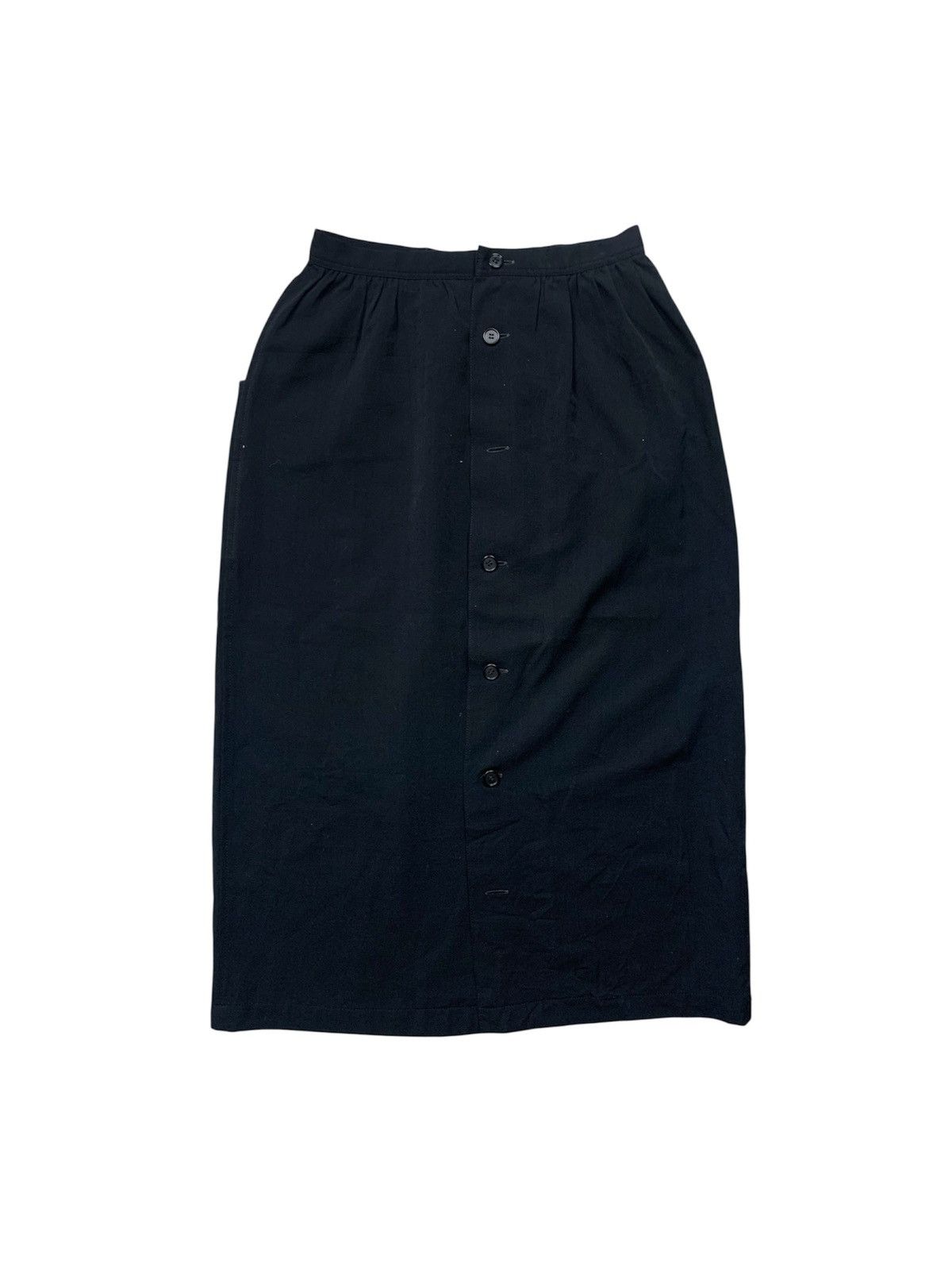 Yohji Yamamoto Y’s by yohji yamamoto pencil skirt black colour Size 24" / US 00 / IT 34 - 2 Thumbnail