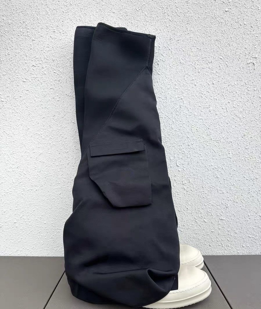 Rick Owens Rick Owens DRKSHDW cargo over-the-knee elephant boots Size US 8 / EU 41 - 1 Thumbnail