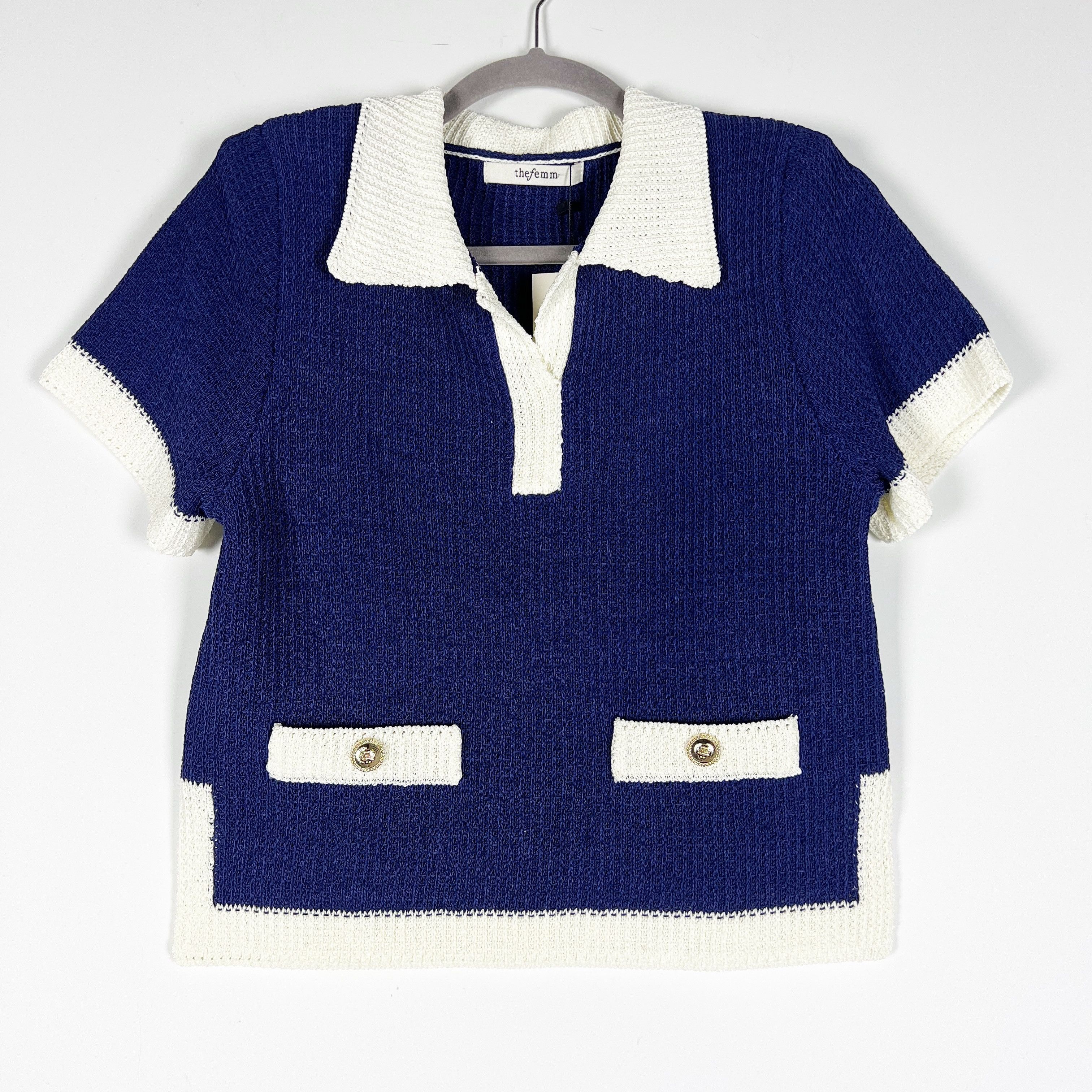 NEW The Femm Dane Boxy Knit Stretch