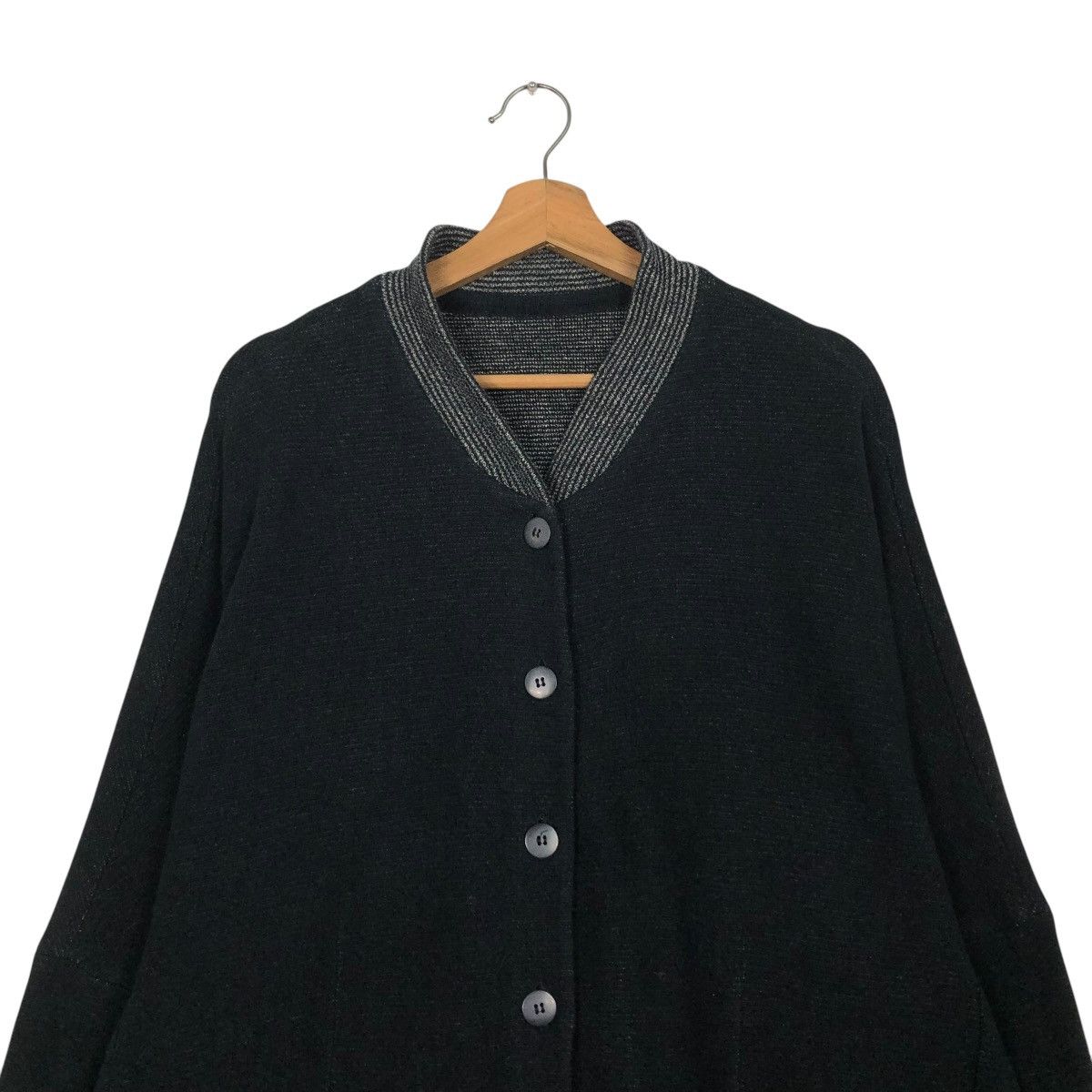 Japanese Brand 🔥VINTAGE BOMBER JACKET LE INDIGO PUR ISSEY MIYAKE Size US M / EU 48-50 / 2 - 5 Thumbnail