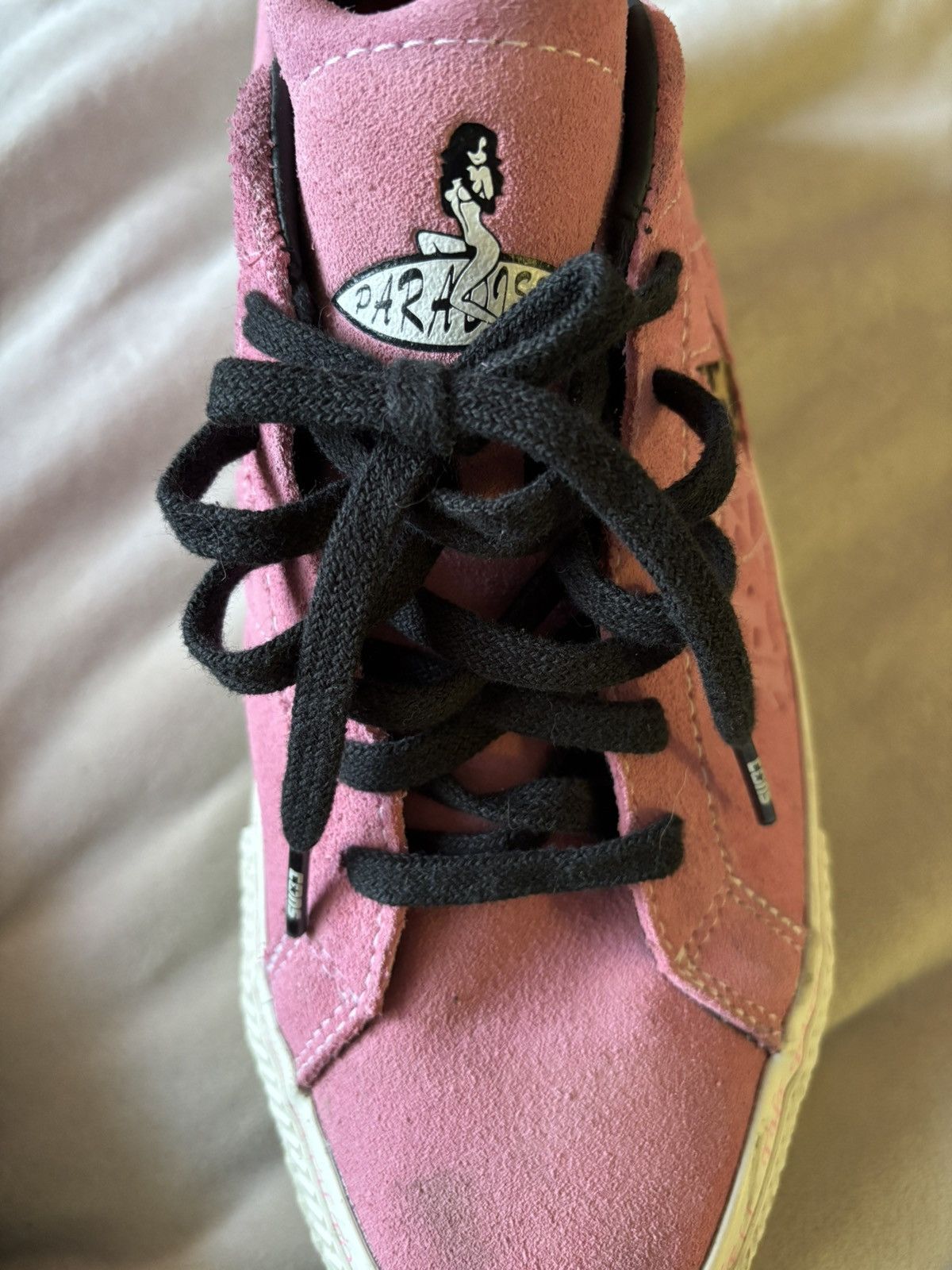 Converse Converse x Sean Pablo Low-Top Pink Sneakers w/ Leopard Print Size US 11 / EU 44 - 6 Thumbnail