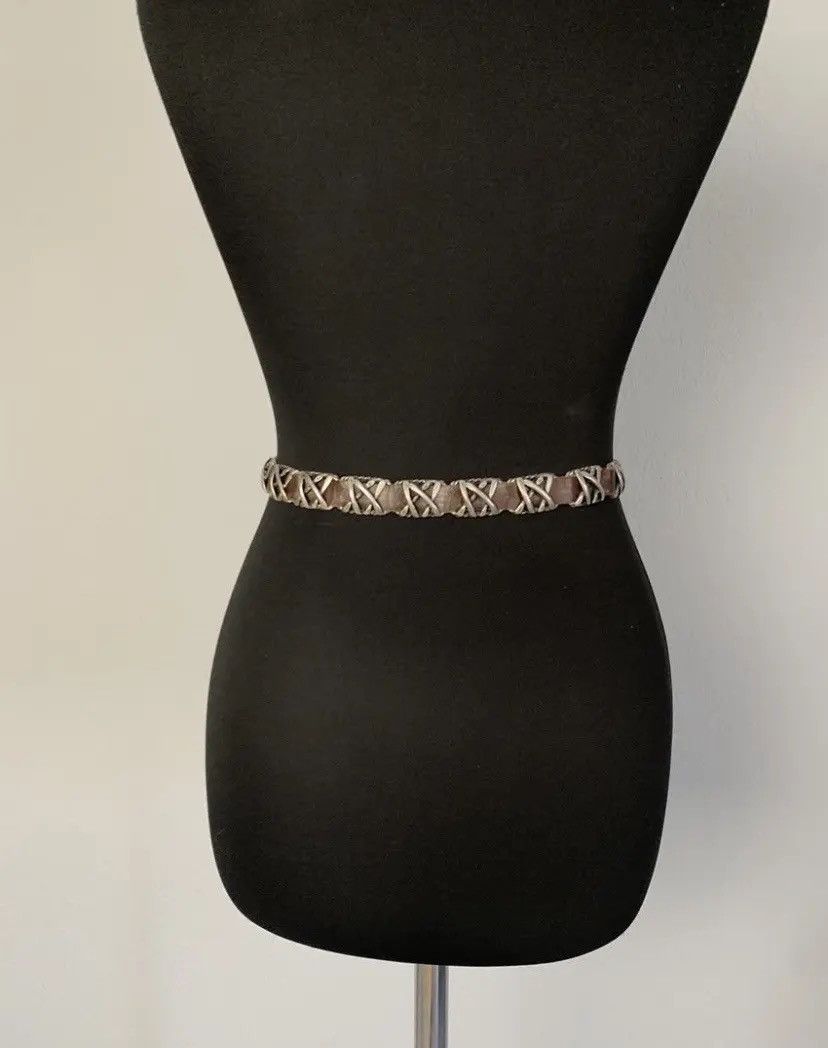 Japanese Brand × Vintage Belts Vintage Y2K Rhinestones Punk Leather Belt Japanese Size ONE SIZE - 16 Thumbnail