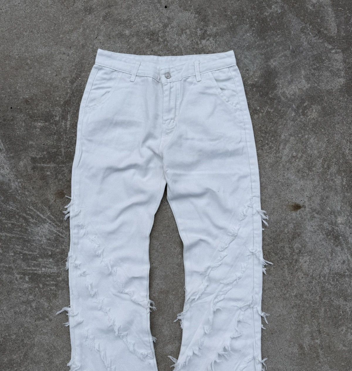 Other Vintage Y2K avantgarde opium flared light jeans Size US 30 / EU 46 - 2 Thumbnail