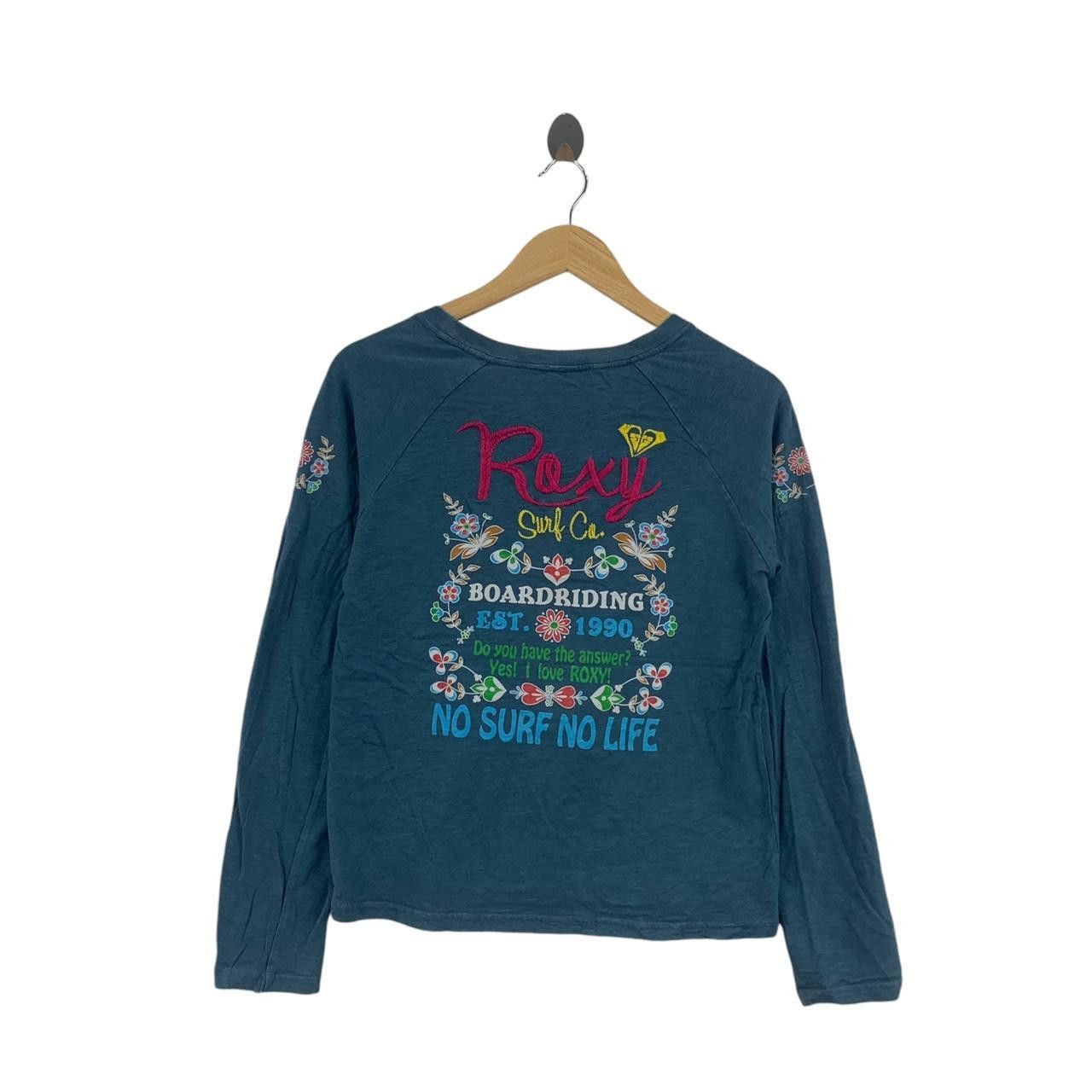 Quiksilver QUIKSILVER ROXY COLLECTION Embossed Floral Tee Shirt Top Size M / US 6-8 / IT 42-44 - 4 Thumbnail