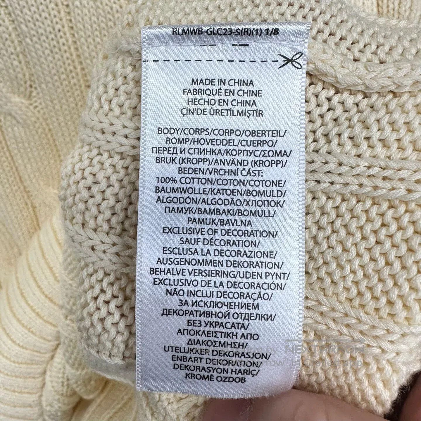 Ralph Lauren Purple Label Polo Ralph Lauren Long Sleeve Knitted Top. Size S / US 4 / IT 40 - 6 Thumbnail