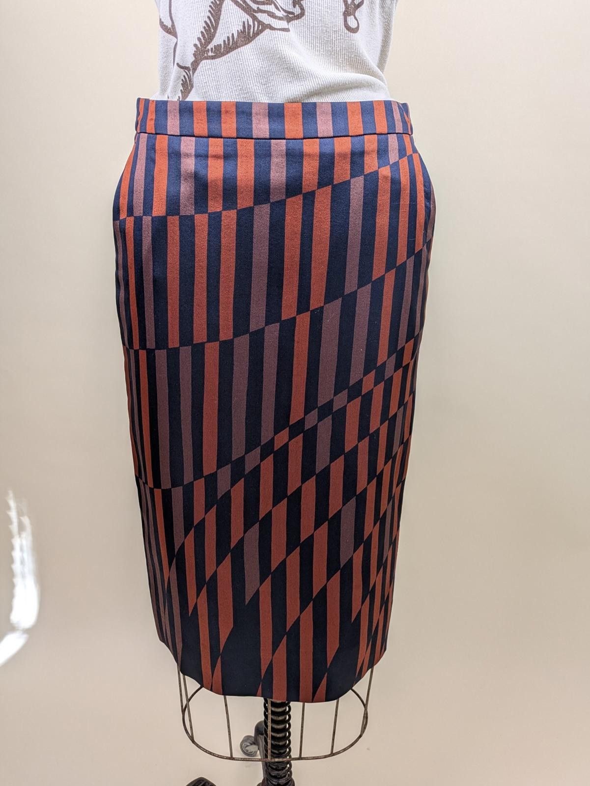 Dries Van Noten Dries Van Noten geometric pencil skirt Size 32" / US 10 / IT 46 - 2 Thumbnail
