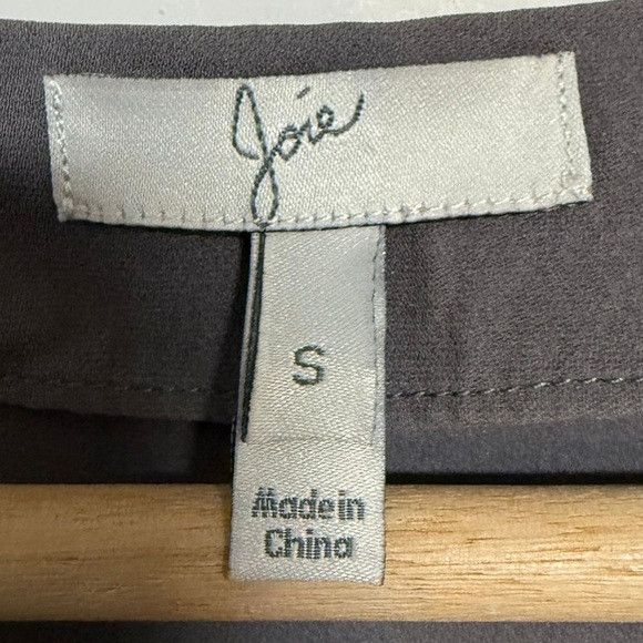 Joie Joie Women’s Gray Long Sleeve Blouse Size S Size S / US 4 / IT 40 - 7 Thumbnail