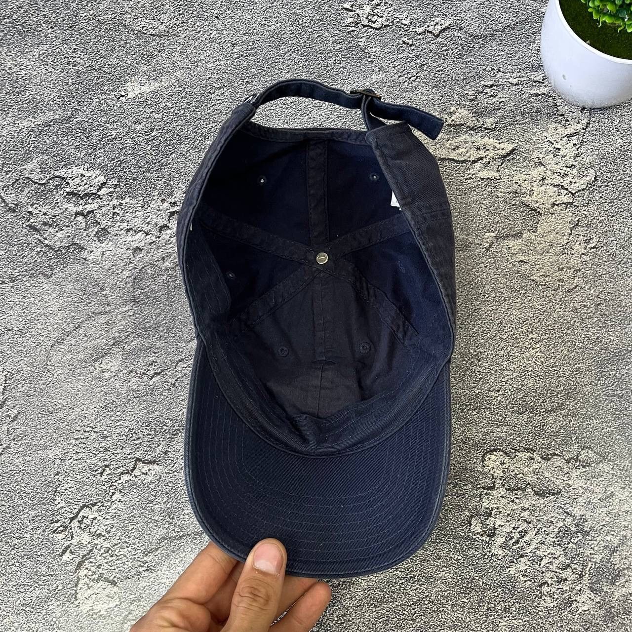 Vintage Vintage Nike Big Center Logo Y2K Cap Hat Size ONE SIZE - 7 Thumbnail