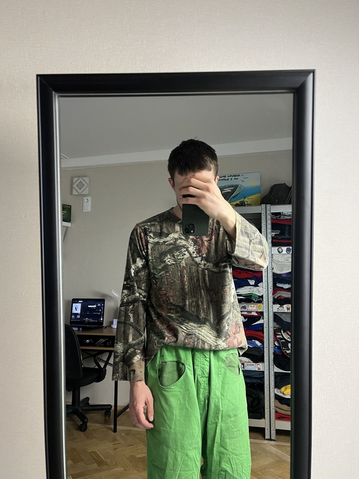 Realtree × Vintage Crazy Faded Vintage Realtree Mossy Oak Camo Long Sleeve Size US M / EU 48-50 / 2 - 2 Thumbnail