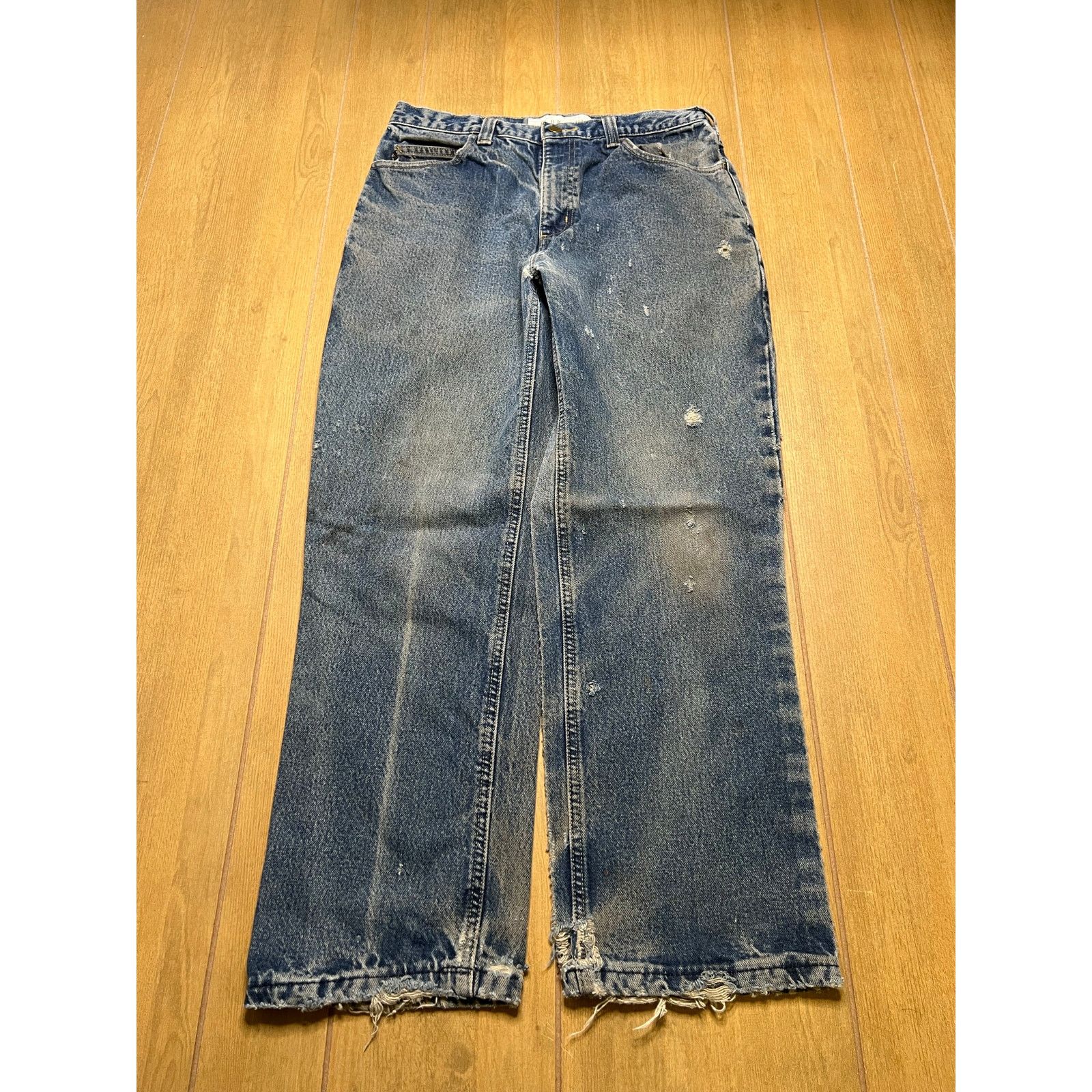 Carhartt Vintage Carhartt FR Actual Sz 30x28 Men’s Blue Denim Y2K Size US 32 / EU 48 - 2 Thumbnail