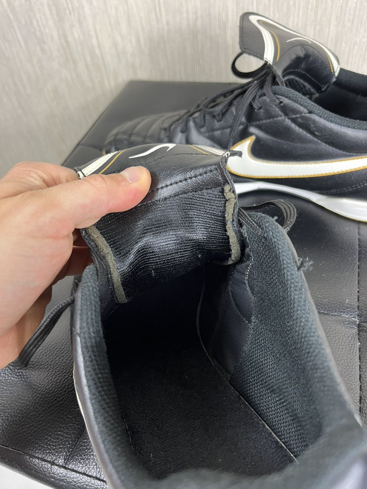 Nike × Vintage Vintage Nike Tiempo y2k soccer shoes Ronaldinho bloke core Size US 9.5 / EU 42-43 - 23 Thumbnail