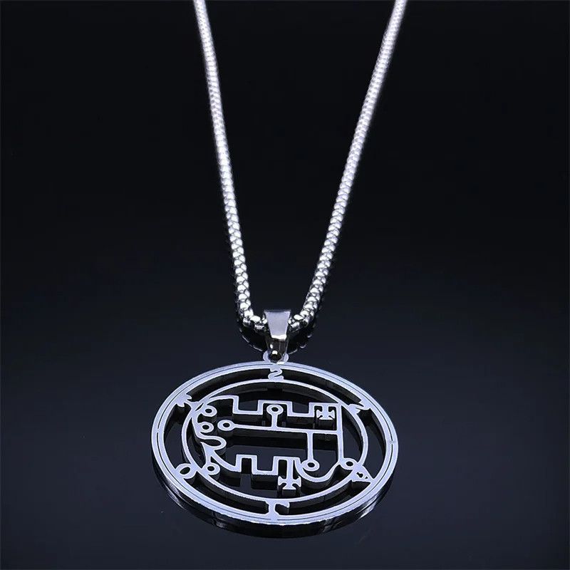 Jewelry Demon STOLAS Sigil Satan Pendant Necklace Emblem Talisman Size ONE SIZE - 3 Thumbnail