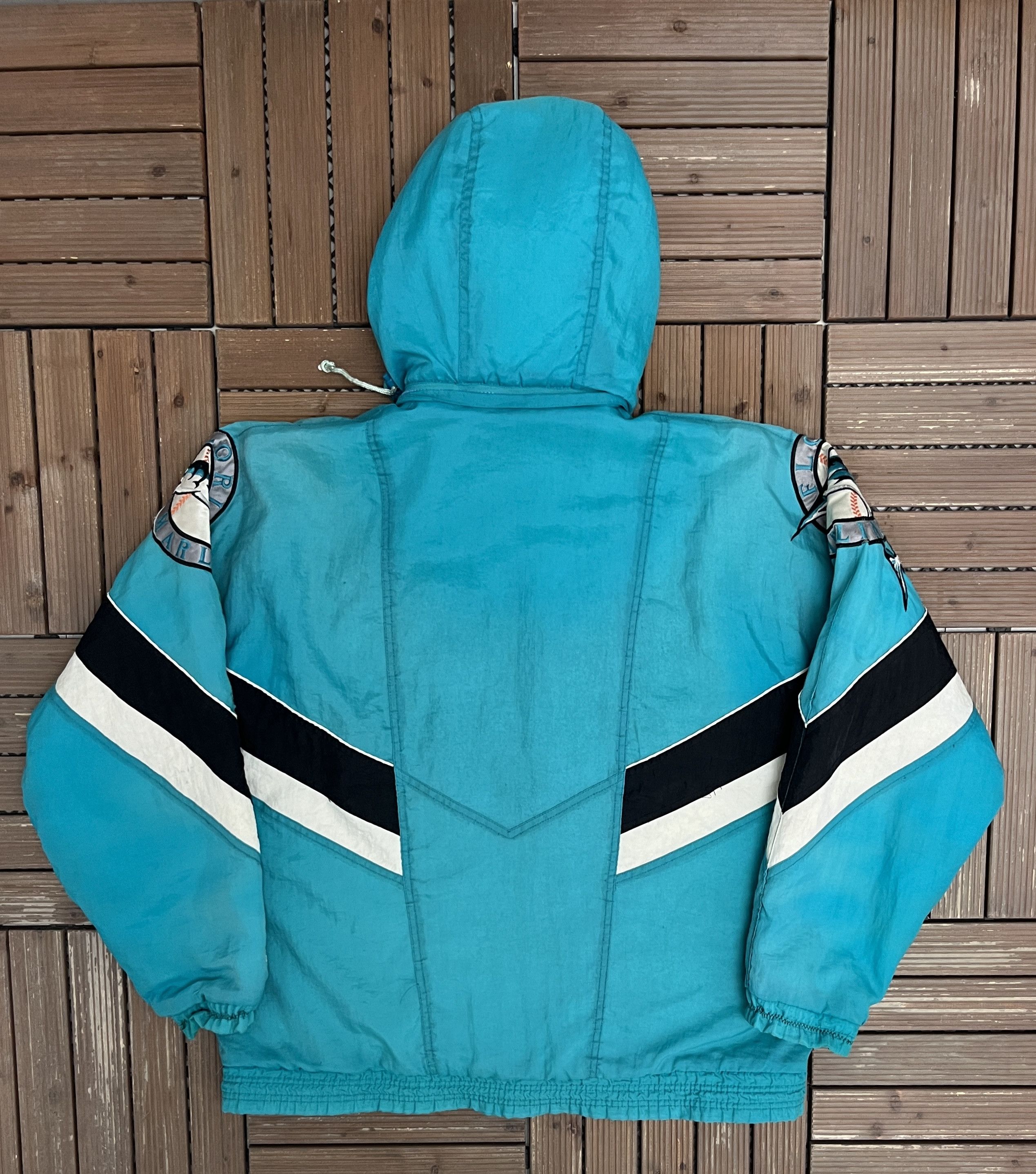 Starter × Vintage Florida Marlins Embroidered Vintage Teal Starter Jacket Size US L / EU 52-54 / 3 - 4 Thumbnail