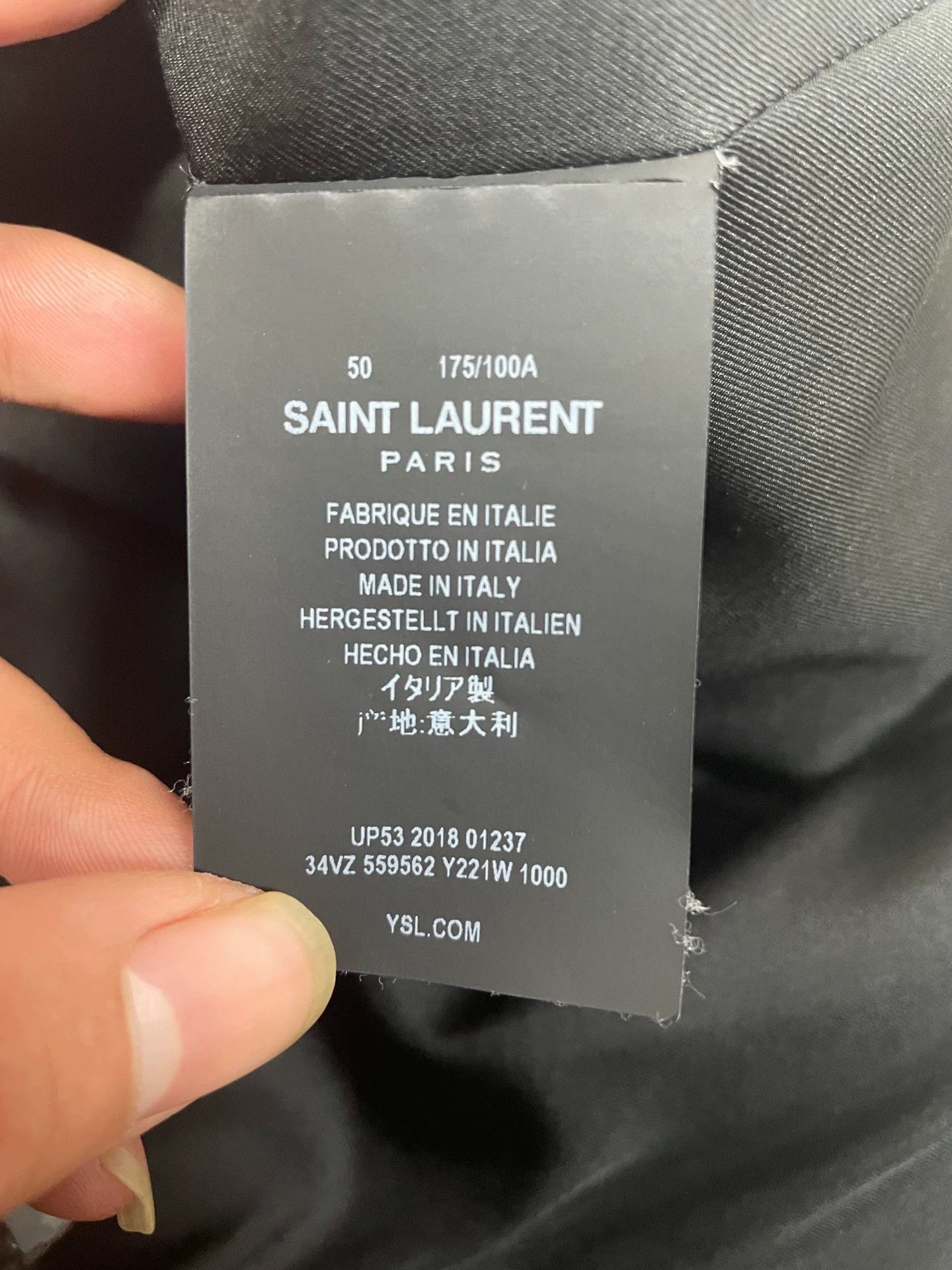 Saint Laurent Paris Authentic Saint Laurent SLP Spring/Summer 2019 runway style Size 50R - 3 Thumbnail