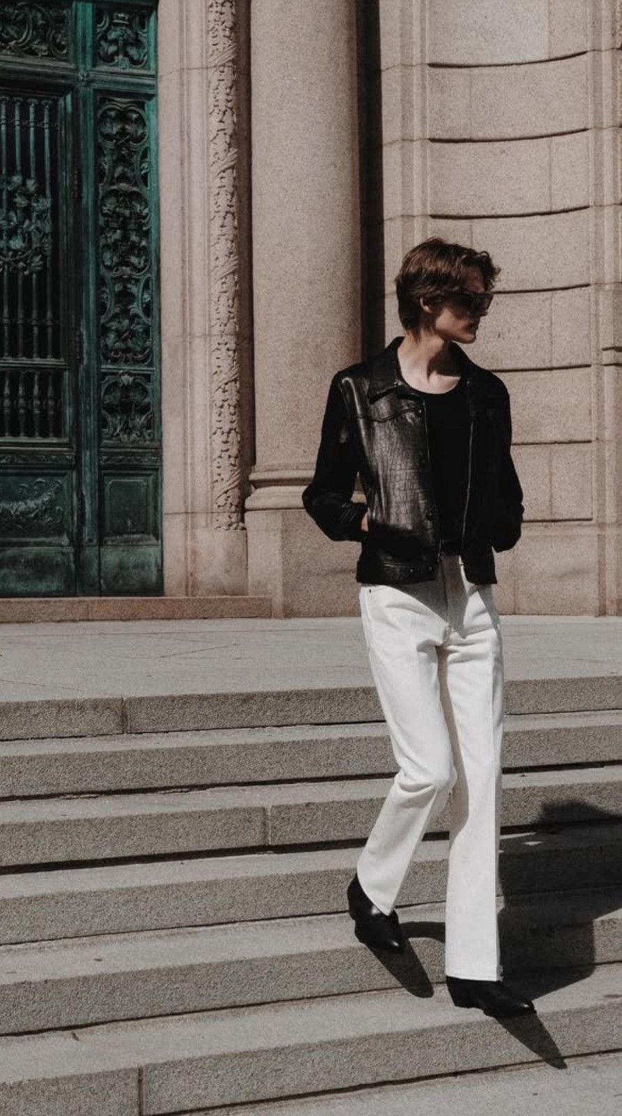 Blk Dnm Leather Jacket 71 Black Croco. Size EU 48 USA 38 Size US M / EU 48-50 / 2 - 14 Thumbnail